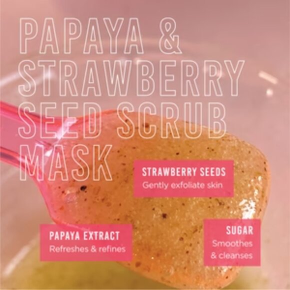 C'est Moi Refreshing Papaya & Strawberry Seed Facial Mask - Picture 3 of 5